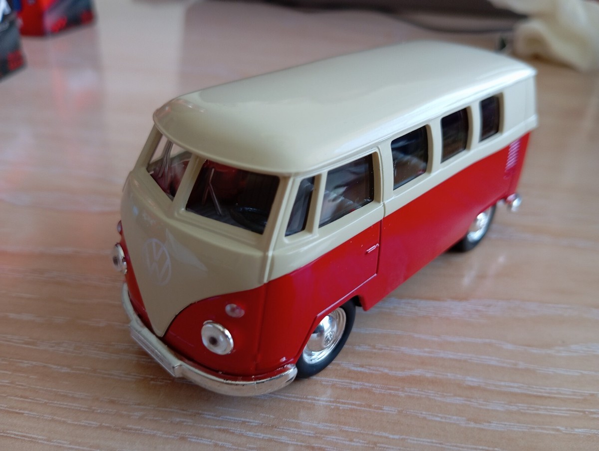 WELLY - 1963 Volkswagen T1 Bus RED 1:34-1:38 *NEW* | eBay