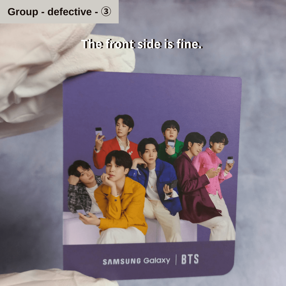 BTS Official Samsung Galaxy Z Flip 4 BTS Edition Photo Card