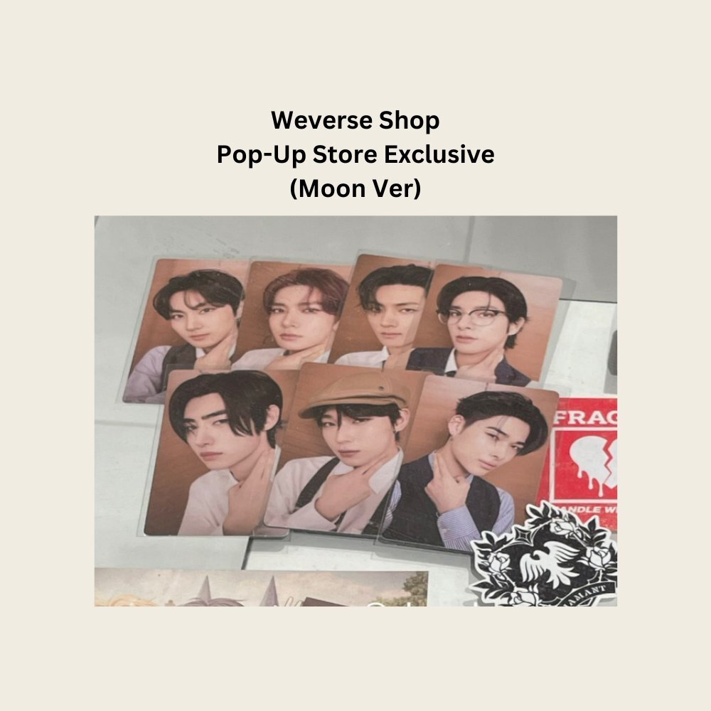 ENHYPEN DARK MOON MEMORABILIA WEVERSE POP-UP LUCKY DRAW LD