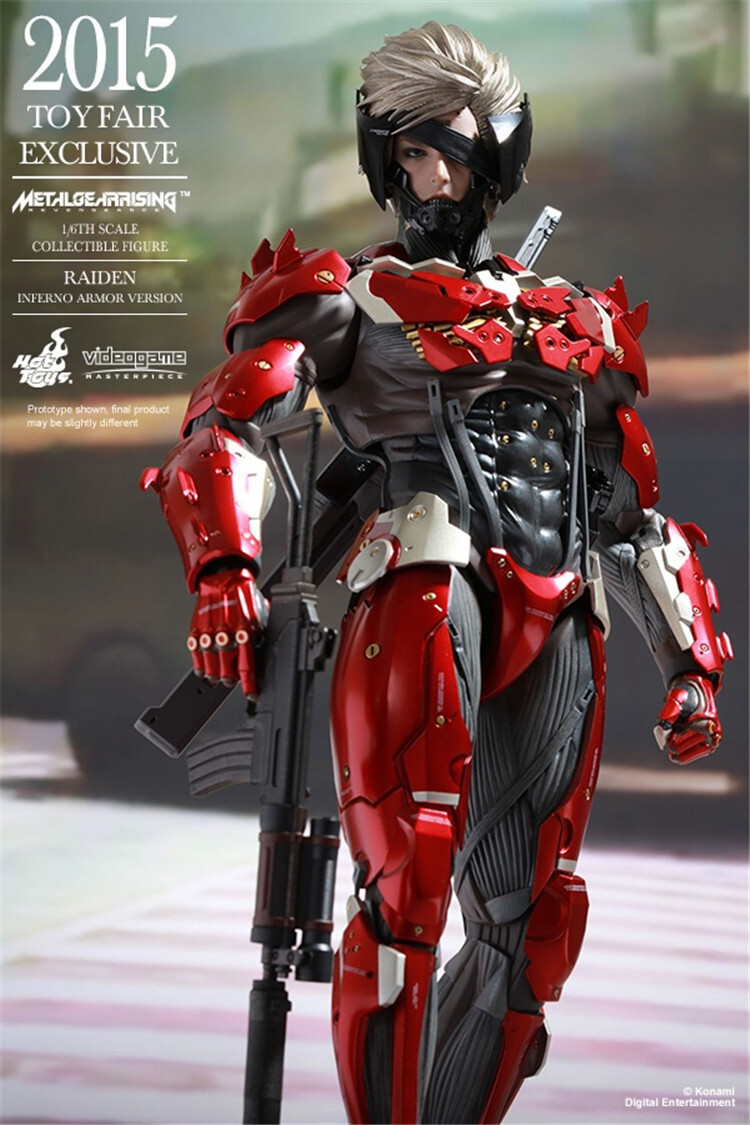 Hot Toys VGM19 Metal Gear Rising Revengeance Raiden Inferno Armor
