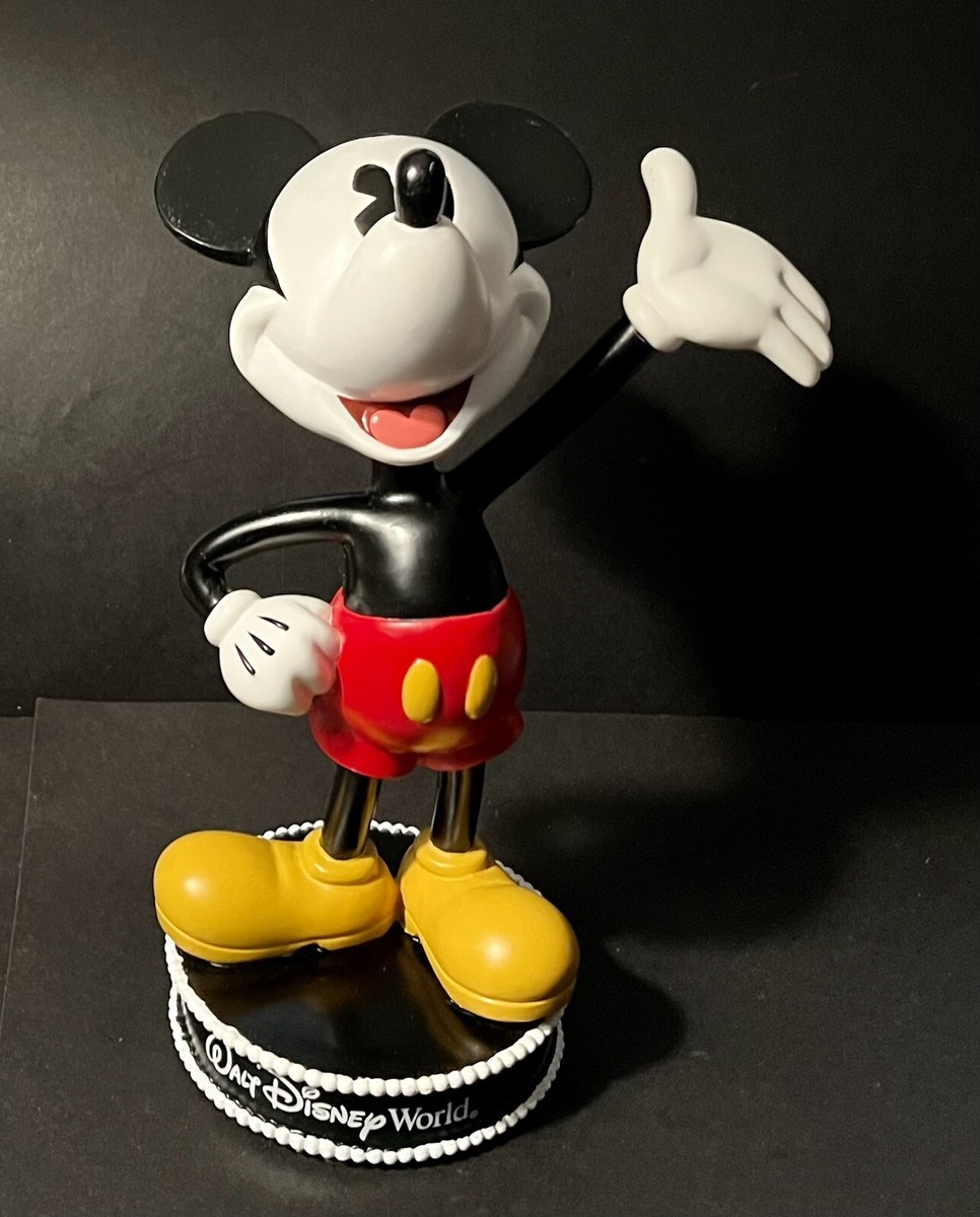 Rare Large Hard Plastic Walt Disney World 8.5” Mickey Mouse