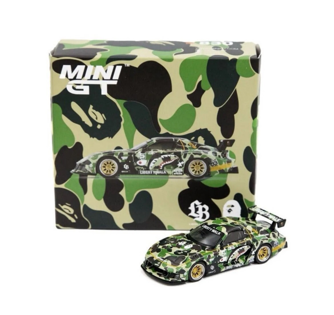 Tokyo Auto Salon 2025 MINI GT BAPE LBWK Mazda RX-7 LB Super