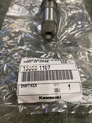 2002-2007 Kawasaki KX250 2006 KX450F Kickstart Shaft | 13066-1107