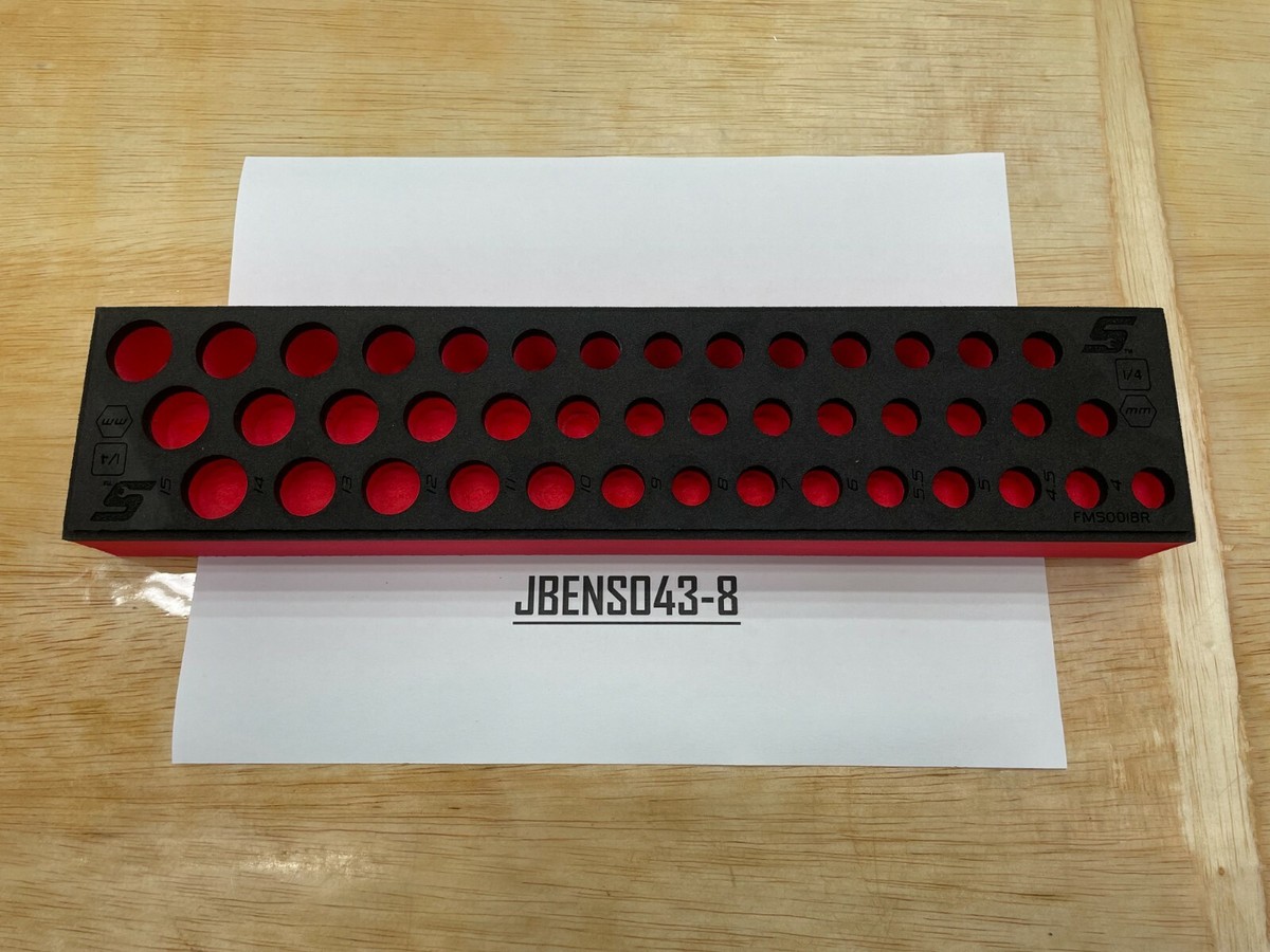 Snap-on Tools FOAM ORGANIZER TRAY for 42pc 1/4