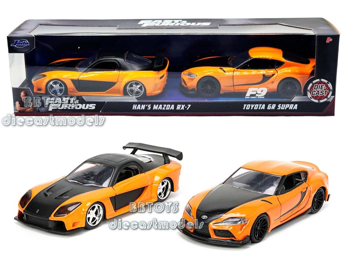 Han's Mazda RX-7 & Toyota GR Supra Orange Set