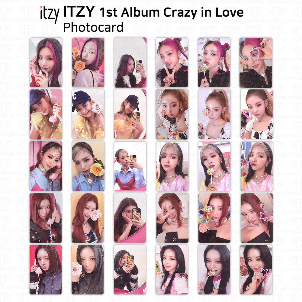 ITZY 1st Album Crazy In Love Official Photocard Yeji Lia Ryujin
