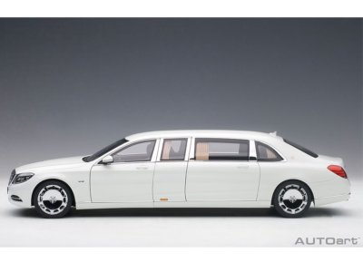 2015 MERCEDES MAYBACH PULLMAN S600 (LWB) WHITE 1:18 by AUTOart