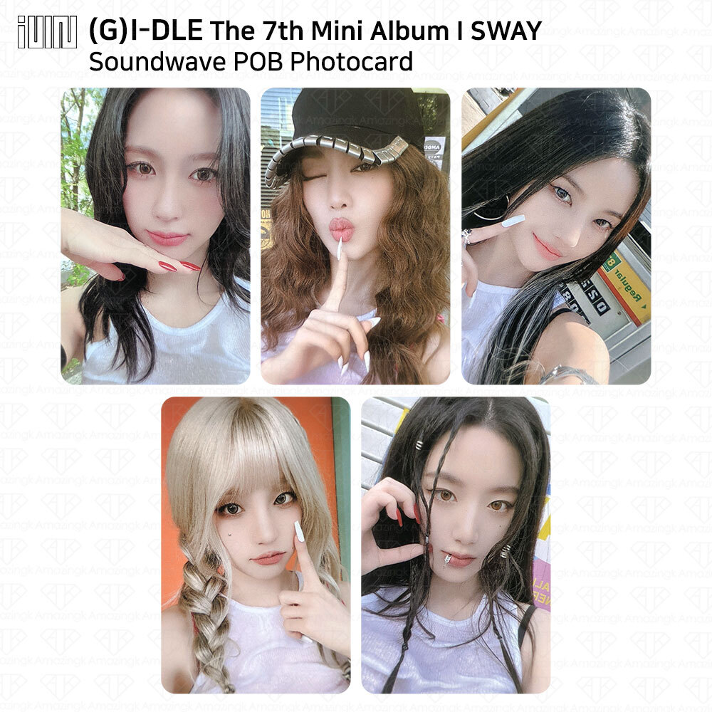 IDLE G-IDLE 7th Mini Album I SWAY POB Photocard SW Withmuu KPOP | eBay