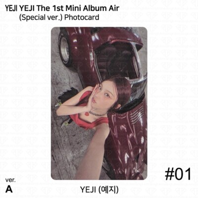 Yeji The 1st Mini Album AIR Official Photocard Special ver ITZY