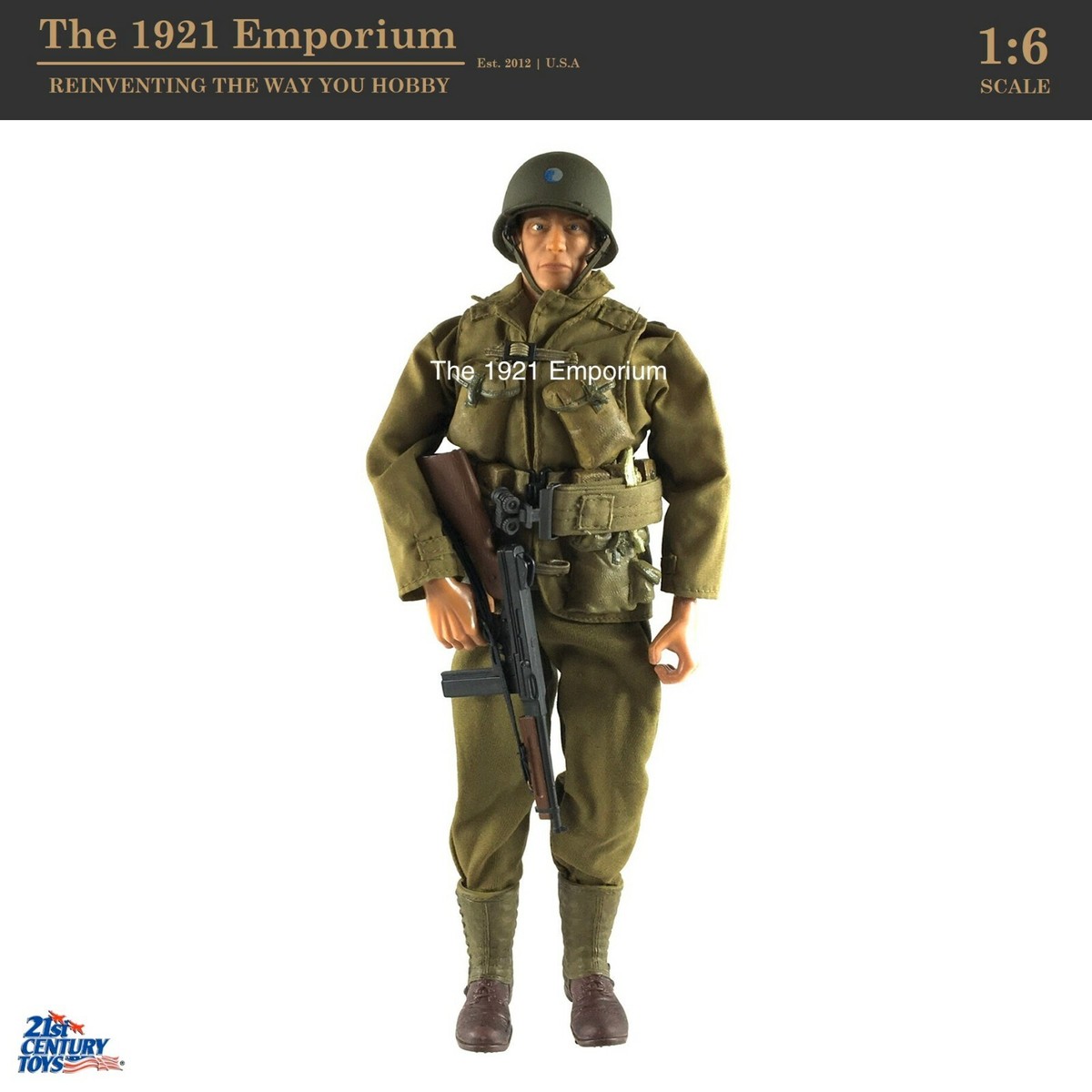 1:6 21st Century Toys Ultimate Soldier WWII D-Day US Army Inf