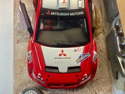 1:18 Hot Wheels Mitsubishi Lancer WRC Panizzi Sweden Rally B6228