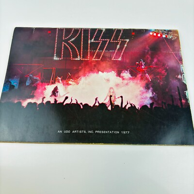 KISS Tourbook 1977 Japan Tour Book Program Booklet Vintage