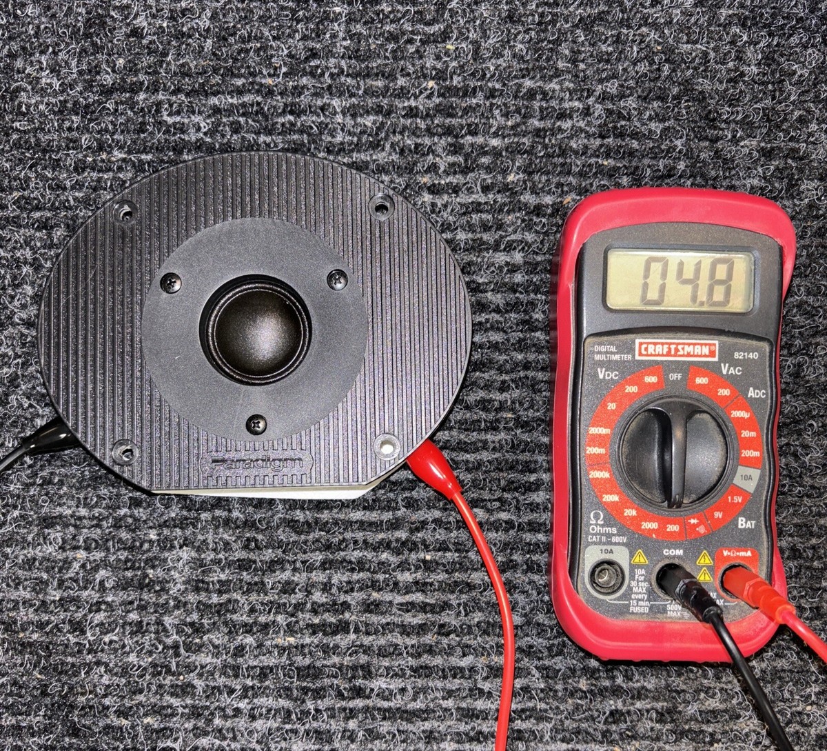 Paradigm 9SE MKII Speaker Silk Dome Tweeter HF-PER-02 - Works