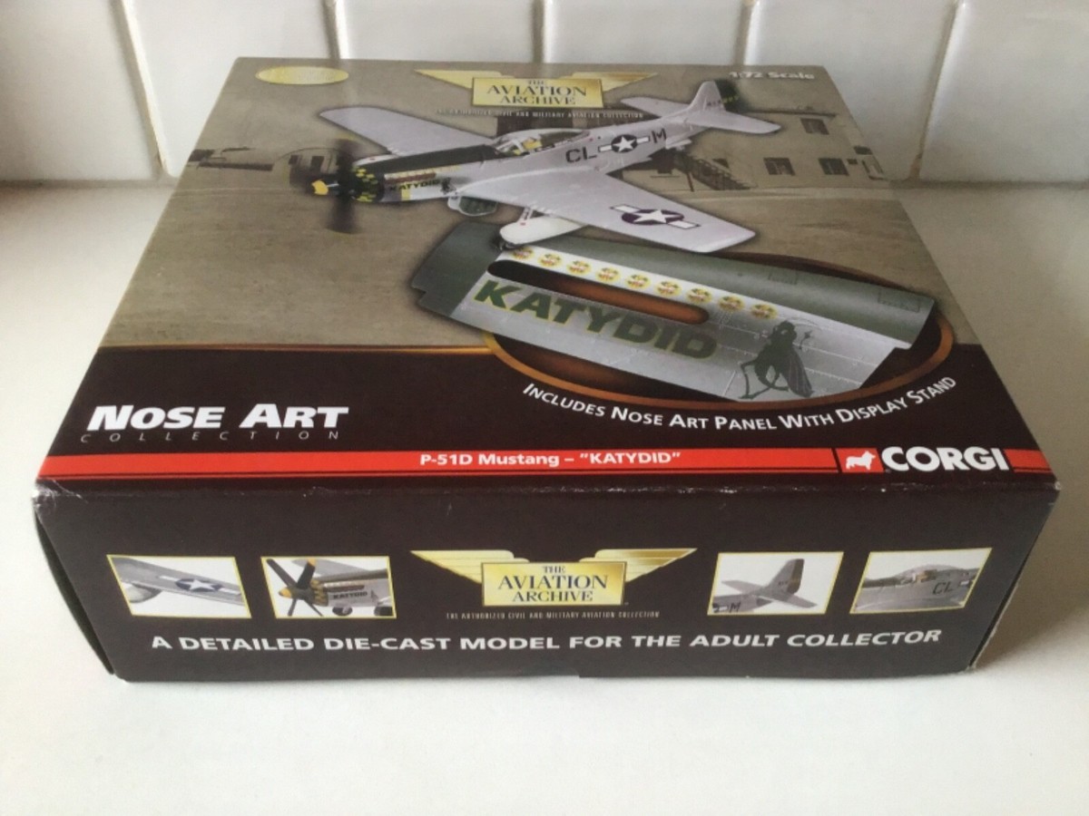CORGI AVIATION ARCHIVE 1:72 P-51D MUSTANG KATYDID DIE-CAST MODEL