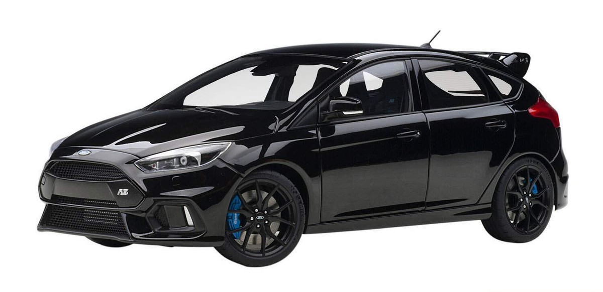 AUTOart 1/18 Ford Focus RS Black Finished Product Composite Die
