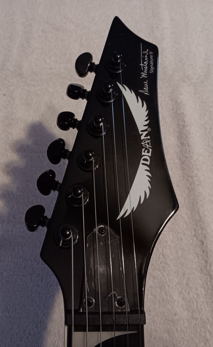 Dean Dave Mustaine VMNT - Vic Rattlehead/Black Prototype | eBay