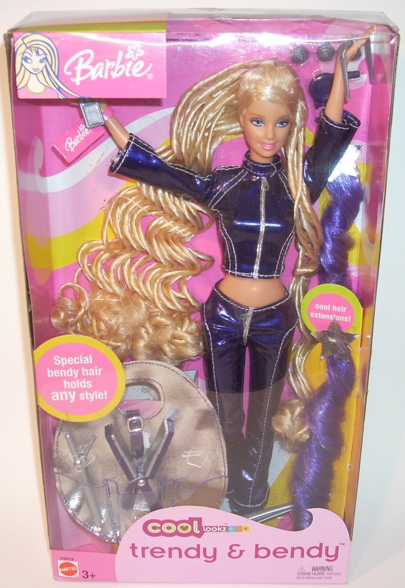 Barbie COOL LOOKZ BARBIE Doll SEALED Mattel C0419 Trendy & Bendy