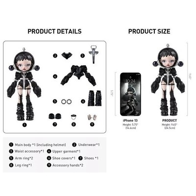 Authentic SKULLPANDA The Unknown 1/6 Action Figure In Stock New | eBay