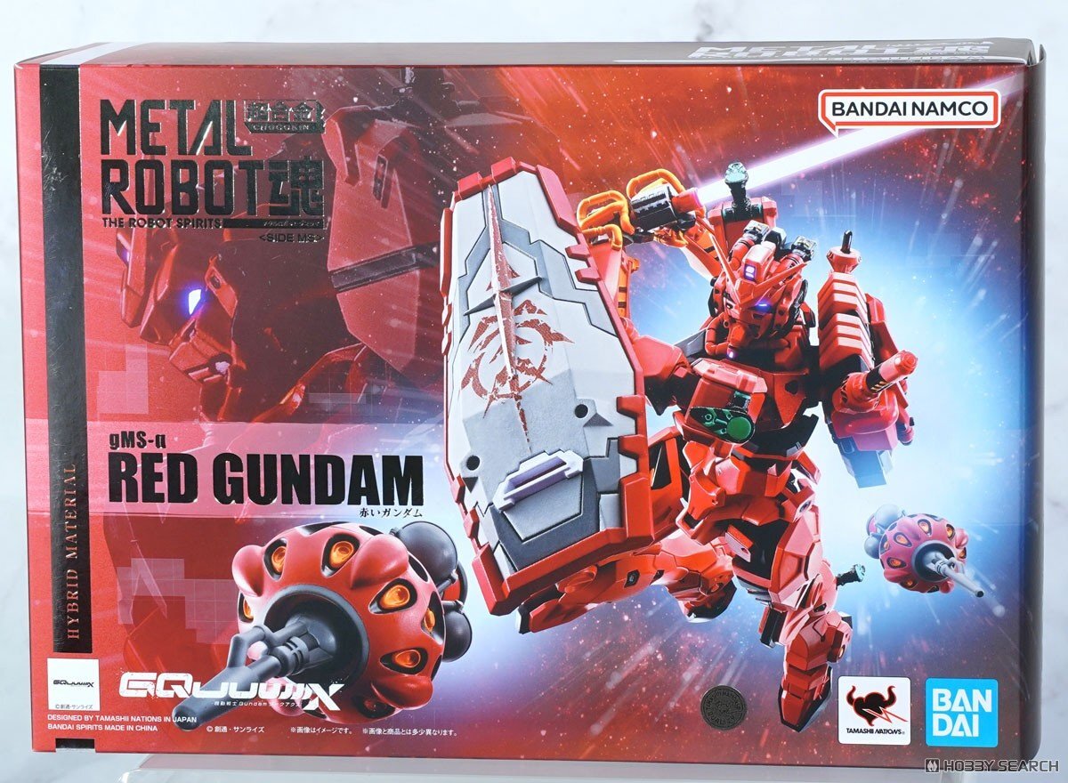 Bandai Metal Robot Spirits Figure Red Gundam (Mobile Suit Gundam