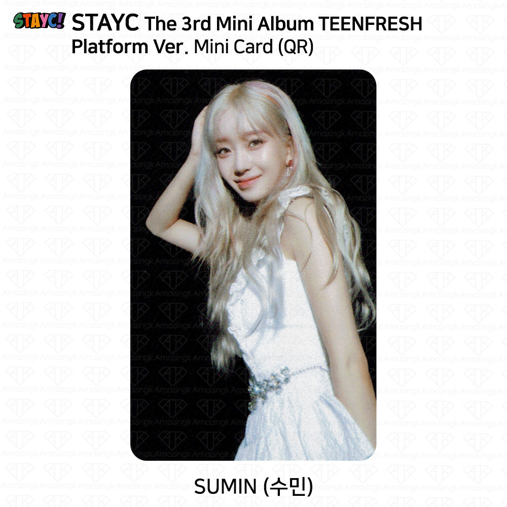 StayC The 3rd Mini Album TEENFRESH Platform Ver. QR Mini Card