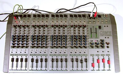 🔥【PRO SERVICED】RARE Crate Pro Audio CSM16 16-Ch Mixer! Phantom