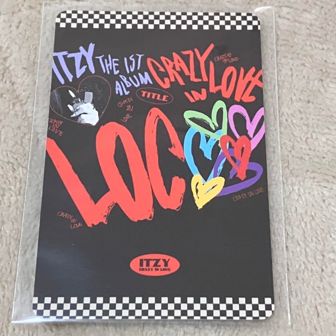 ITZY YEJI Crazy in love withdrama Limited Official Trading Photo