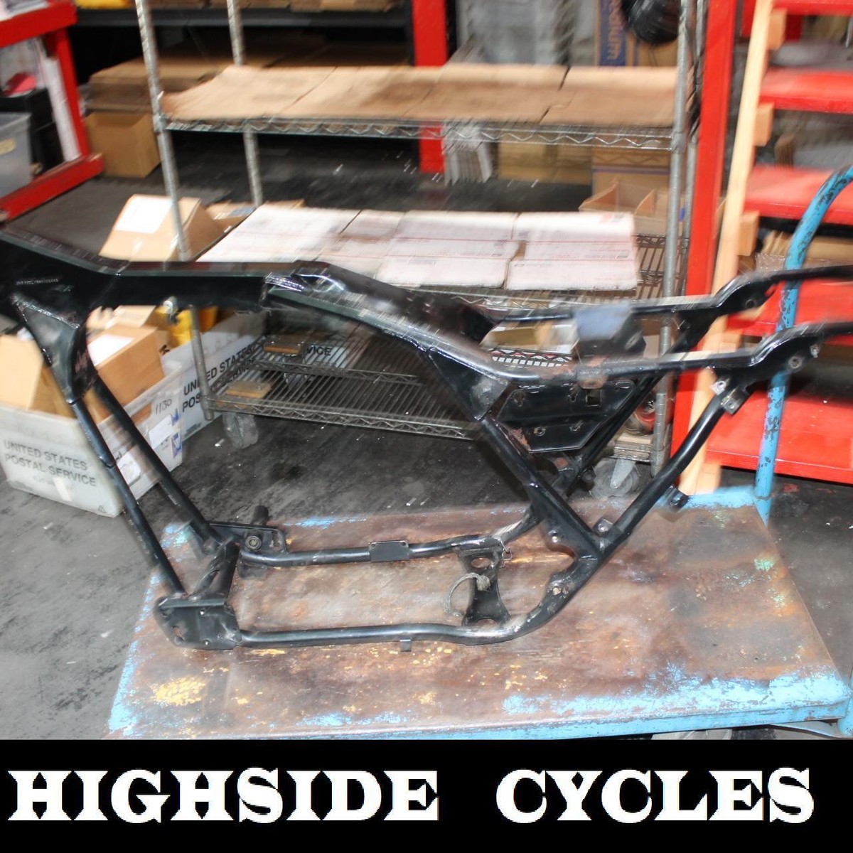 1373 91 HARLEY-DAVIDSON ELECTRA GLIDE FRAME CHASSIS 1991 FLHTCU