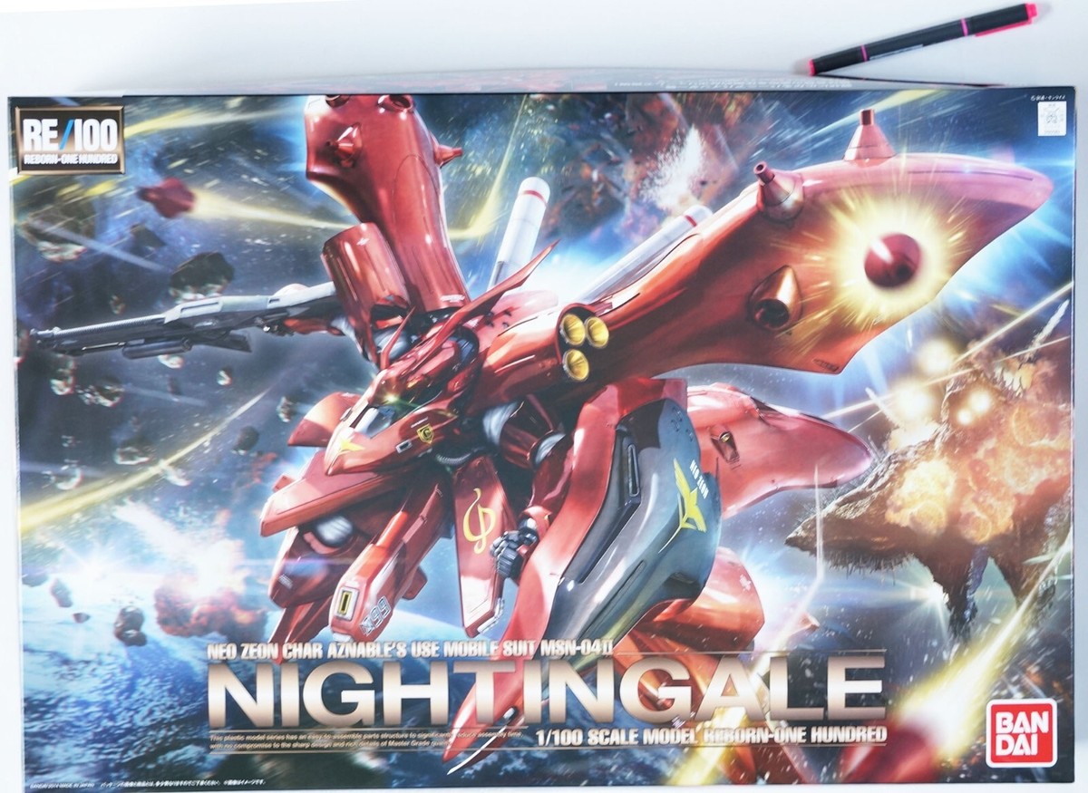 BANDAI 1/100 RE/100 MSN-04II Nightingale scale model kit | eBay