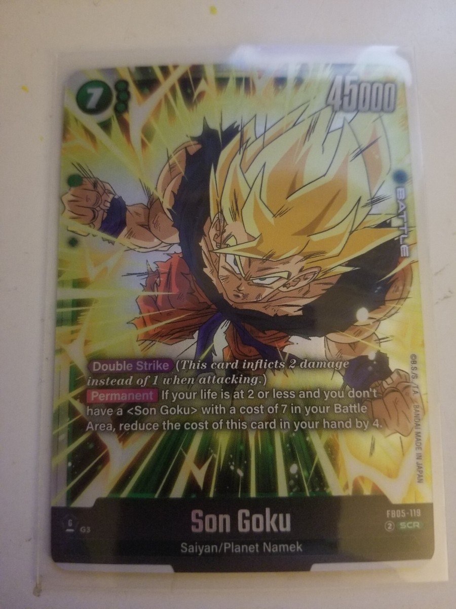 Dragon Ball Fusion World - Son Goku FB05-119 SCR - New Adventure