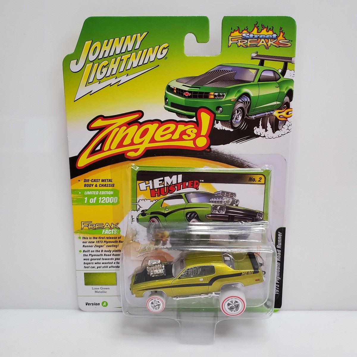 Rare Johnny Lightning Street Freaks Zingers! 1973 Plymouth Road