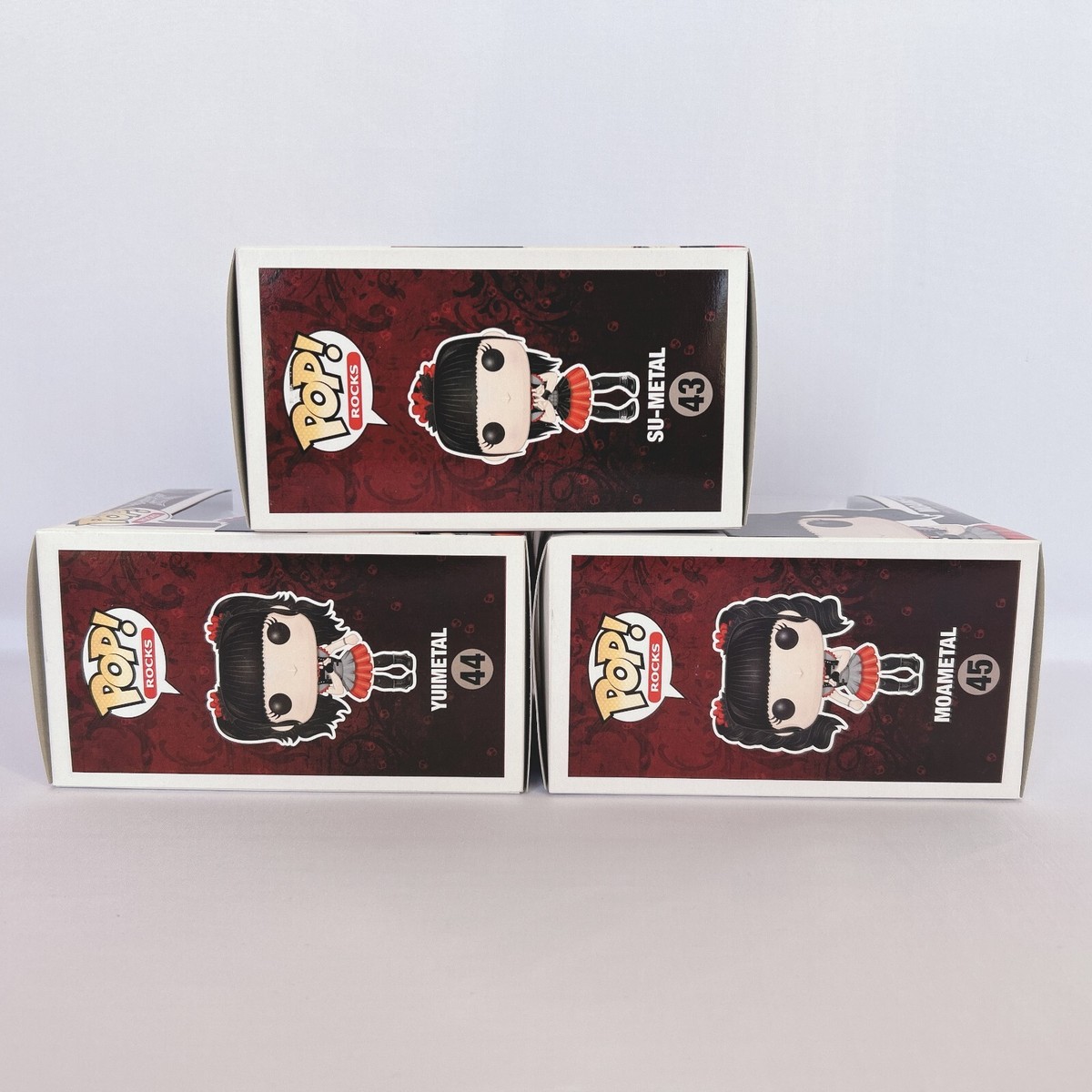 POP! ROCKS BABY METAL FUNKO SU-METAL YUIMETAL MOAMETAL 3 SET