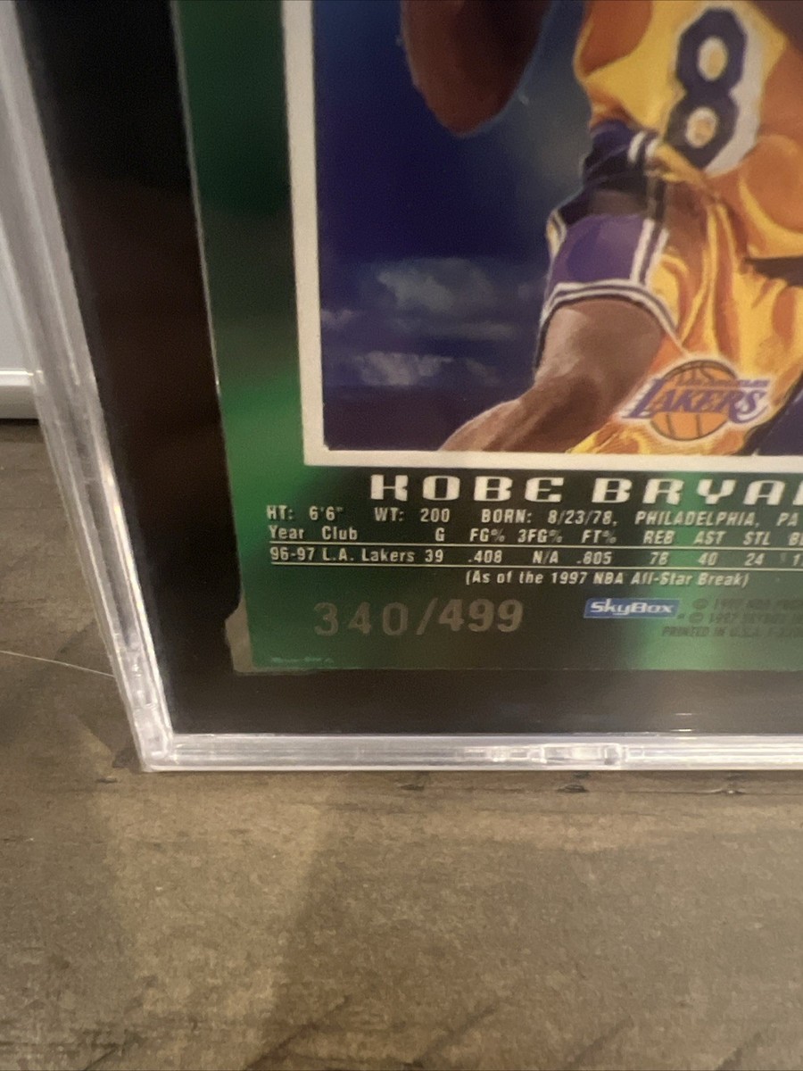 1996-97 Skybox E-X2000 - Kobe Bryant #30 Credentials /499 (RC) for