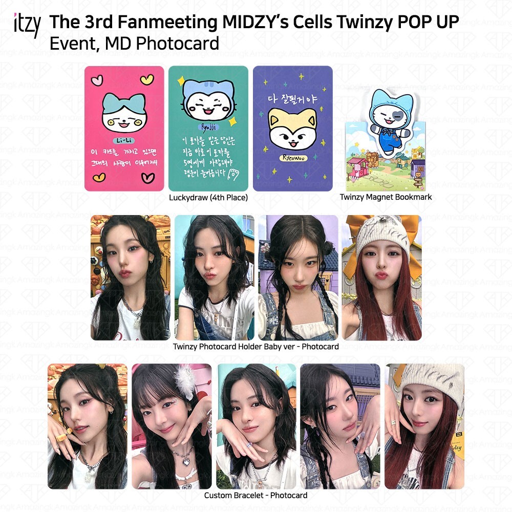 ITZY 3rd Fan Meeting 믿지의 세포들 MIDZY's Cells TWINZY POP UP MD