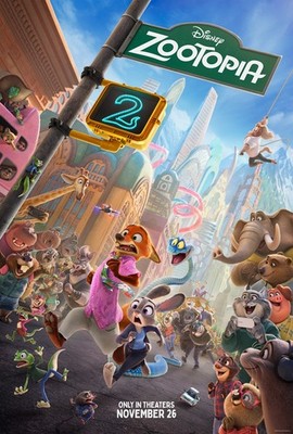 Walt Disney's Zootopia 2 movie poster (c) - 11 x 17 inches