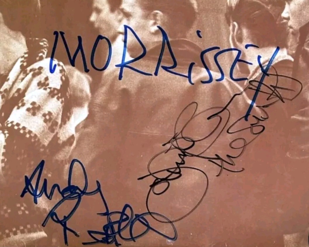Morrissey Signed THE SMITHS Group Album Autographed 8X10 Reprint