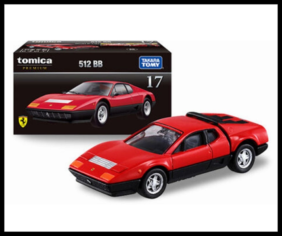 TOMICA PREMIUM 17 Ferrari 512 BB 1/61 TOMY DIECAST CAR RED 2018