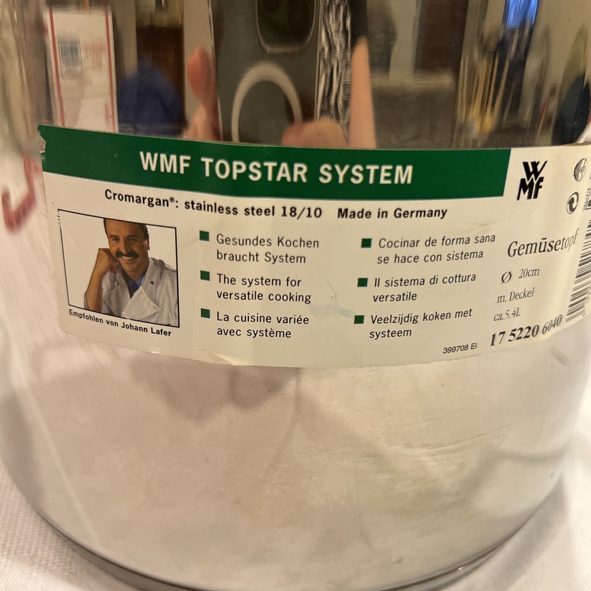 WMF Topstar System iconic - Pot ø CMS 20 with Lid - Stainless