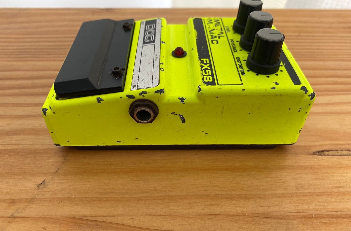 Vintage DOD FX58 Metal Maniac Distortion Guitar Effect Pedal USA