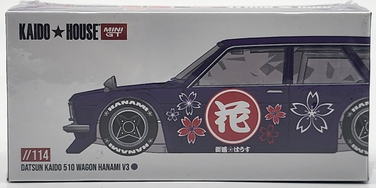 KAIDO HOUSE MINI GT DATSUN KAIDO 510 WAGON HANAMI V3 114 REAL