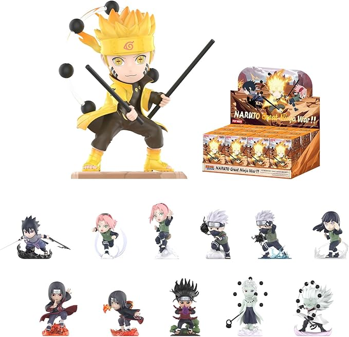 POP MART Naruto Ninja Battle Series Blind Box Confirm Figure