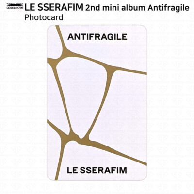 Le Sserafim 2nd Mini Album Antifragile Official Photocard Postcard