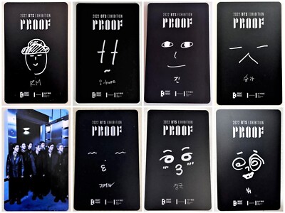 BTS PROOF EXHIBITION HYBE Visitor Only Limited Official Photocard