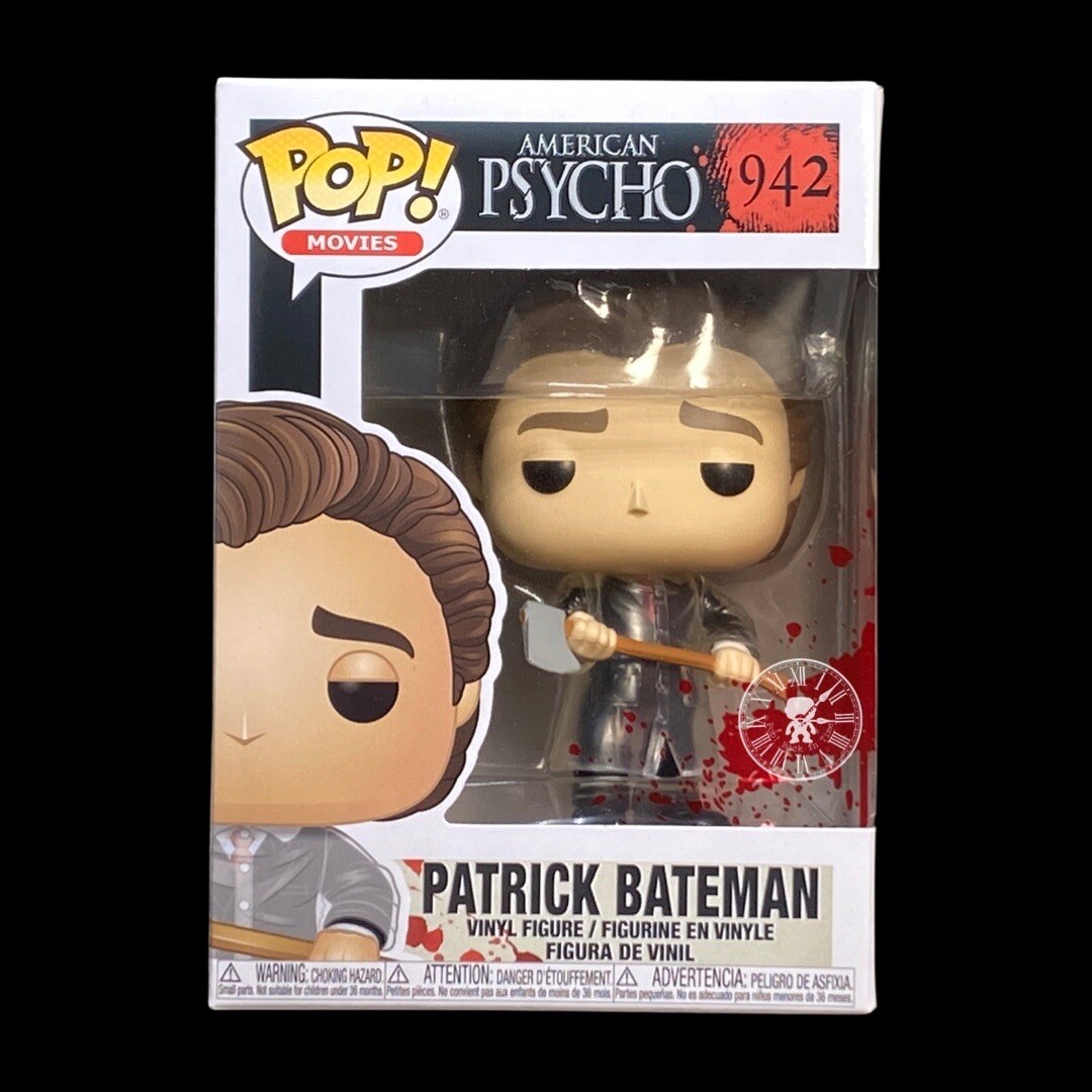 Funko Pop + Protector! Movies #942 Horror American Psycho Patrick