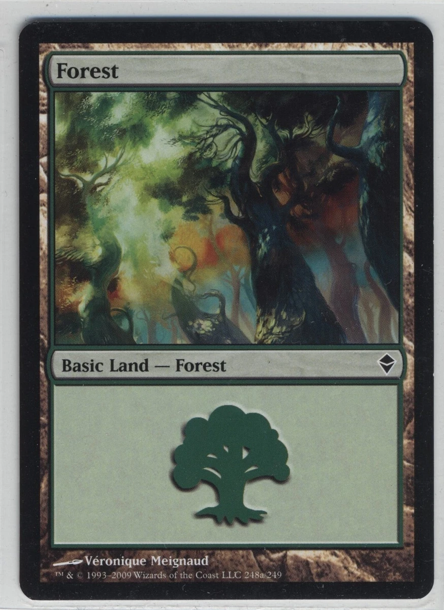 Land Magic: The Gathering Zendikar Full Art Individual Trading