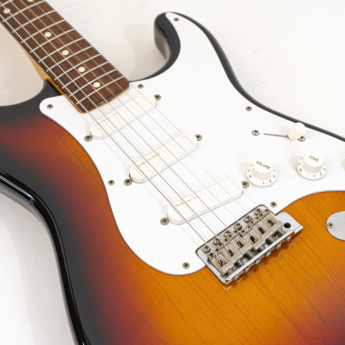 Late 90s Fender Stratocaster Sunburst Crafted in Japan w/ Lace