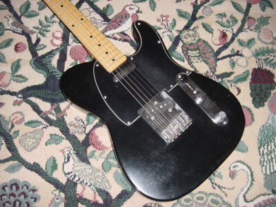 FENDER TELECASTER GUITAR JAPAN SQUIRE 84/87 MIJ GLOSS BLACK | eBay