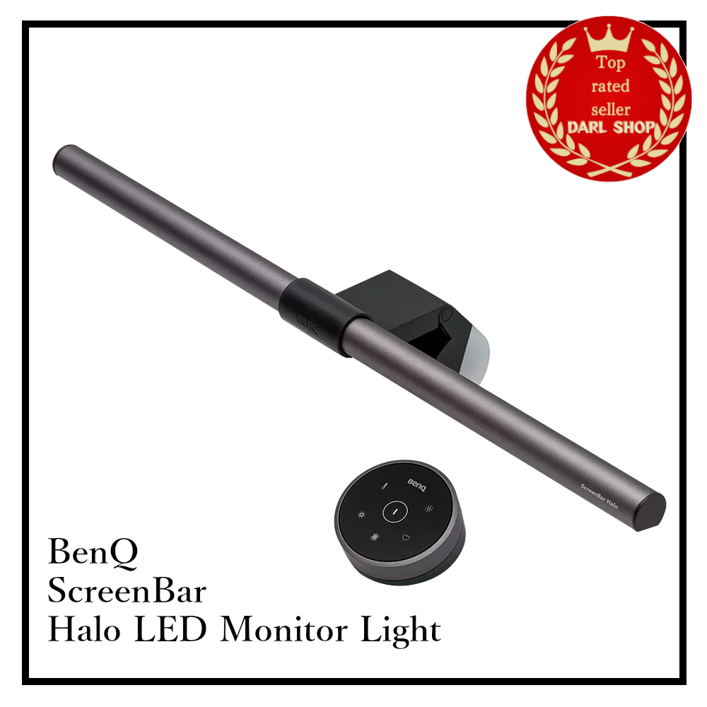 BenQ ScreenBar Halo LED Monitor Light Lamp Smart Wireless