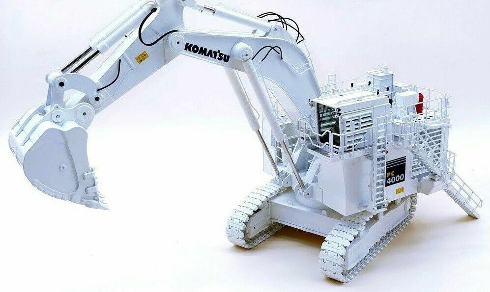 Komatsu PC4000 Mining Excavator - White - NZG 1:50 Scale Model