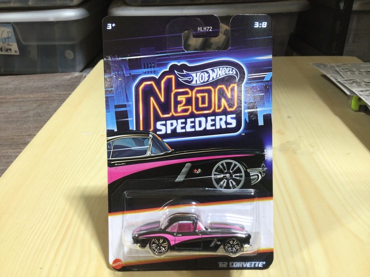 HOT WHEELS NEON SPEEDERS 3/8 '62 CHEVY CORVETTE | eBay