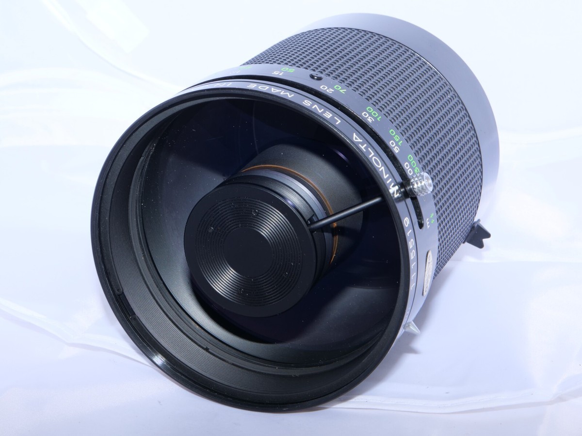 Minolta MD RF Rokkor-X 800mm f8 Telephoto Mirror Lens. Sony A7rIV